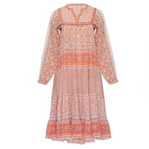 Matta NY Nikita midi dress in pink coral NWT